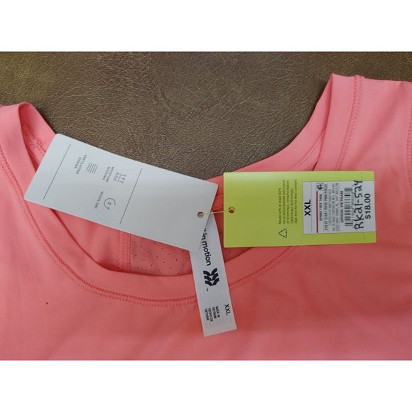 Women's Sprint Free Run Tank Top - All in Motion Rose Pink Size XXL - Picture 7 of 8